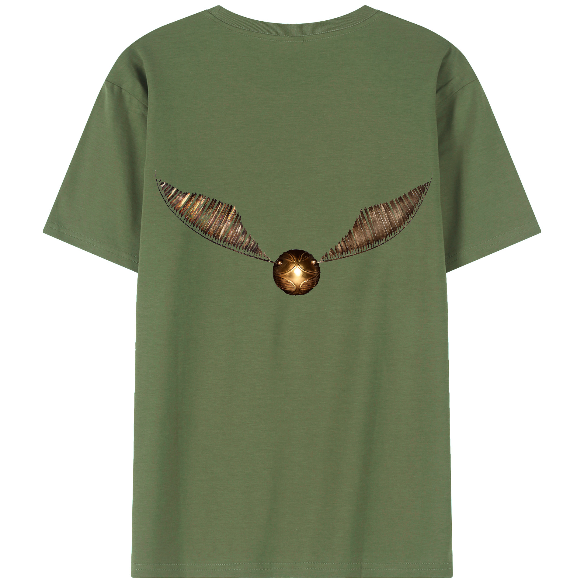（画像用） Harry Potter ハリー・ポッターシリーズ 綿100％ メンズ半袖Tシャツ（バックプリント） 通気性